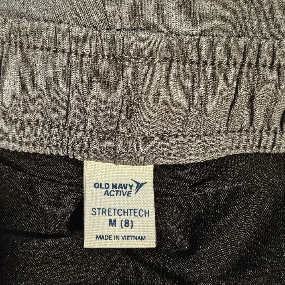 Old Navy Active Stretchtech Girls Medium Size 8 Lot of 3 Gray Camo Red